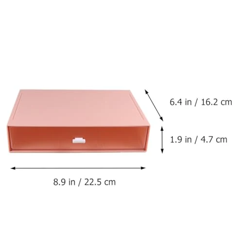 ifundom Schubladen Organizer Satz aus Abs mit Schubladenartigem Design Leichter Büroaufbewahrungsbox für Schreibtisch und Schlafzimmer zur Organisation
