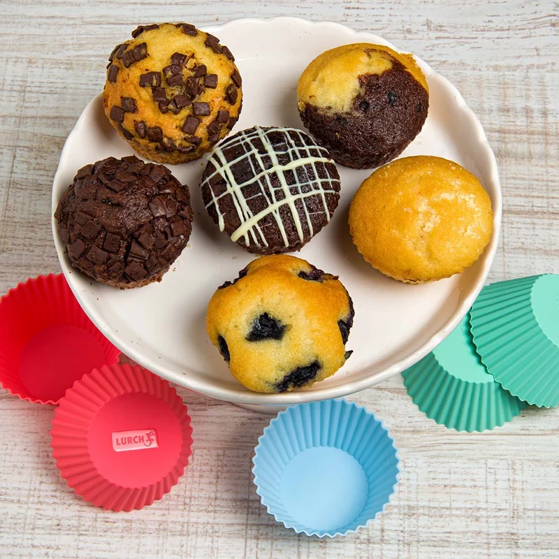 LURCH FlexiForm Muffinliner 12 Muffinförmchen Pastel Mix