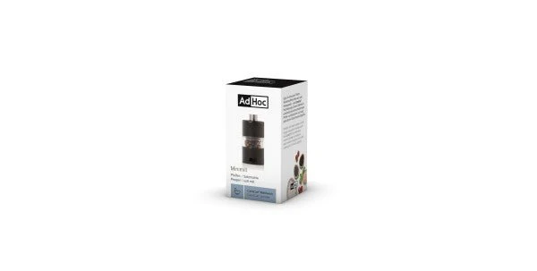 AdHoc, Pfeffer- / Salzmühle Minimill, schwarz