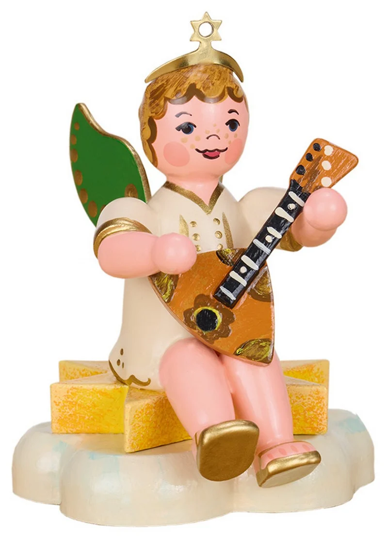 Hubrig Volkskunst 'Engelbub mit Balalaika - sitzend - 6,5cm' 2025