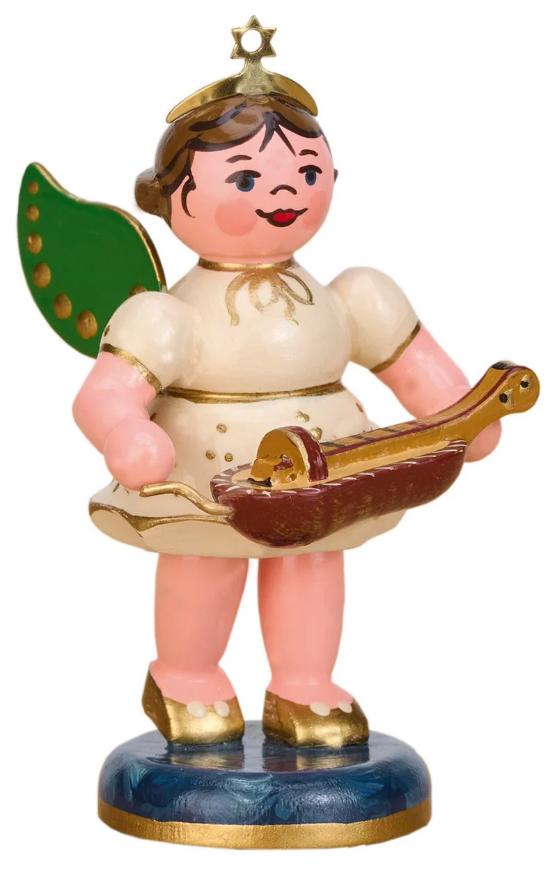 Hubrig Volkskunst 'Engel mit Drehleier - 6cm' 2025