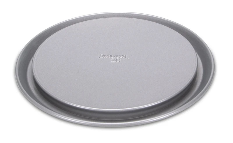 Städter 'WE-LOVE-BAKING-Springform ø 20 cm / H 7 cm Silber mit Flachboden'
