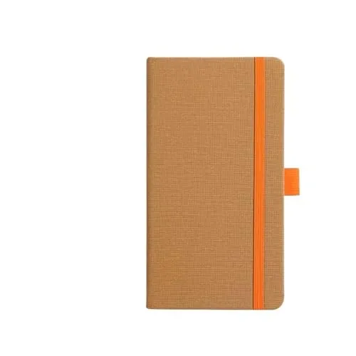 Notizbuch, PU-Leder-Taschen-Notizbuch, Hardcover-Schuber, 1 Stück(Brown)
