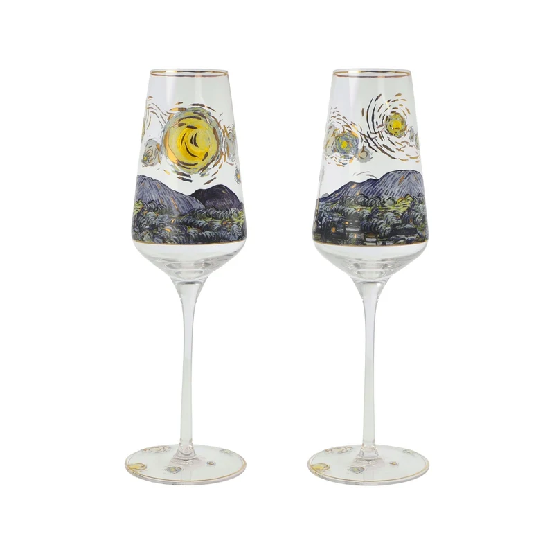 Goebel Artis Orbis, Sektglas, Vincent Van Gogh - Sternennacht 2025