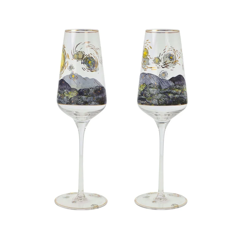 Goebel Artis Orbis, Sektglas, Vincent Van Gogh - Sternennacht 2025