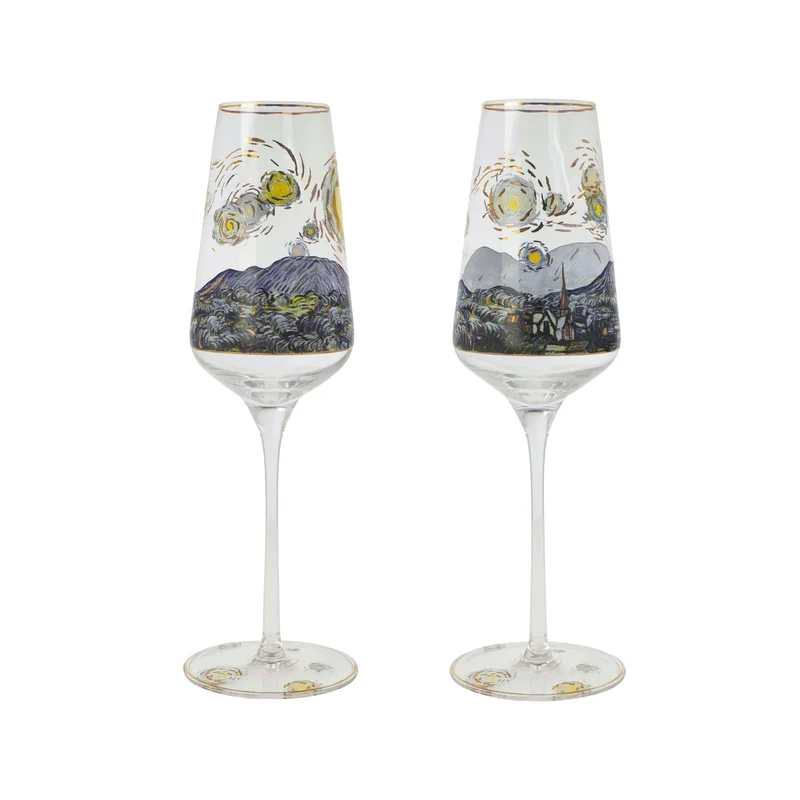 Goebel Artis Orbis, Sektglas, Vincent Van Gogh - Sternennacht 2025