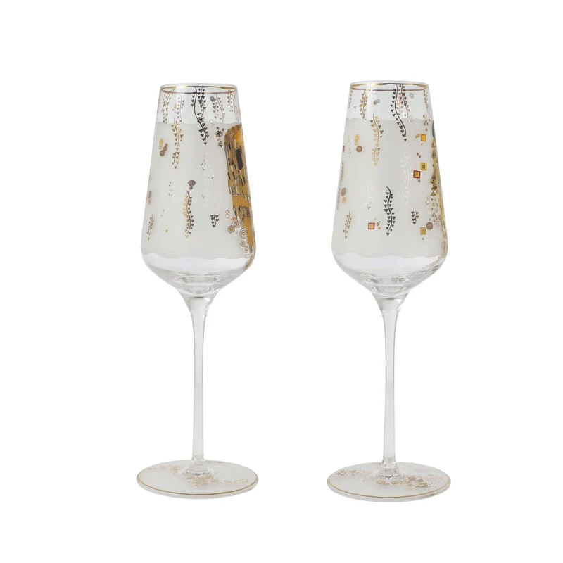 Goebel Artis Orbis, Sektglas, Gustav Klimt - Adele & der Kuss 2025