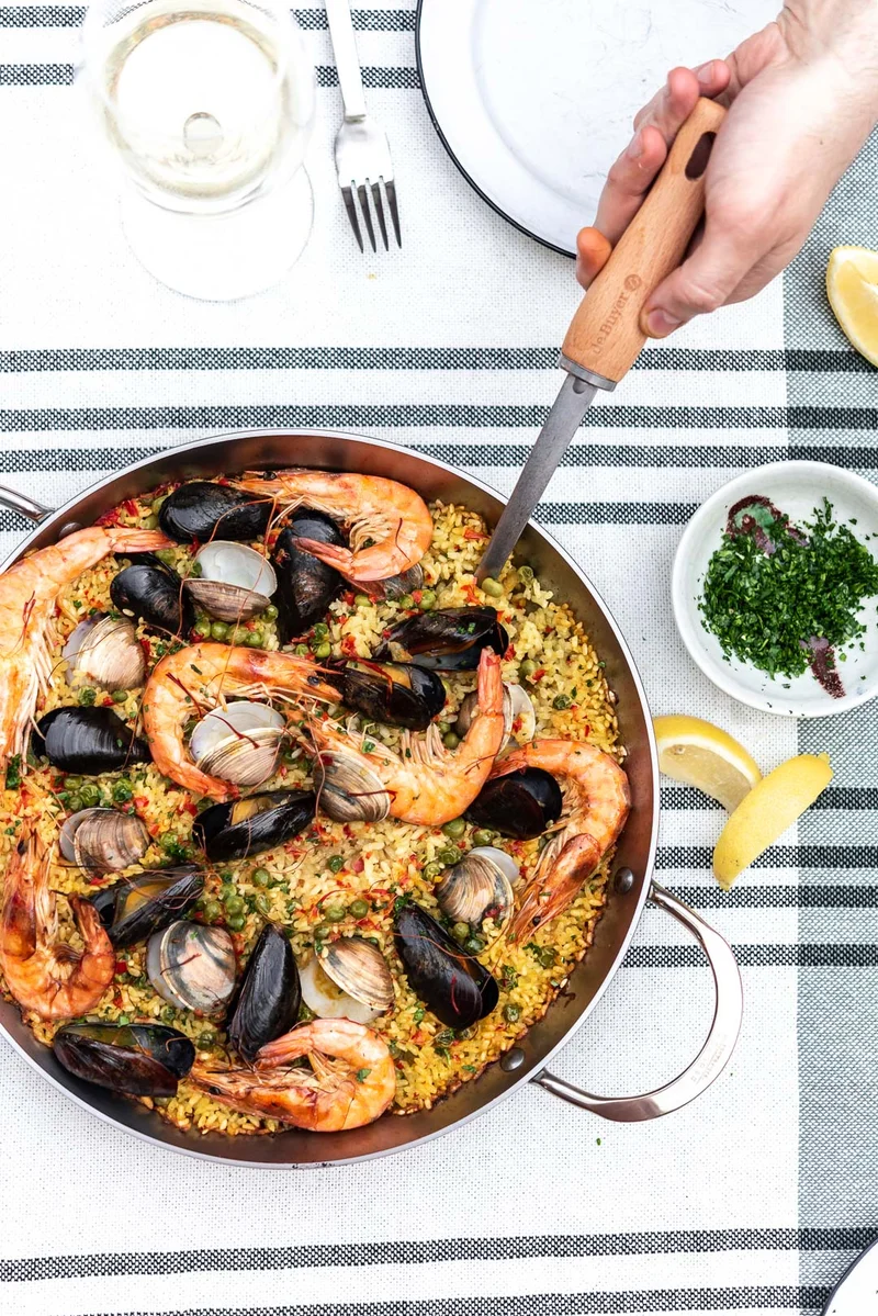 de Buyer 'Paella Pfanne aus Eisen Mineral B, Ø32 cm'