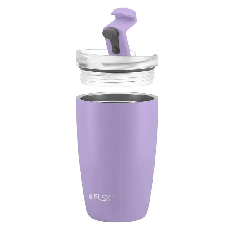 FLSK To-Go - Cup aus Edelstahl, lavender, 350ml, 14,2cm hoch