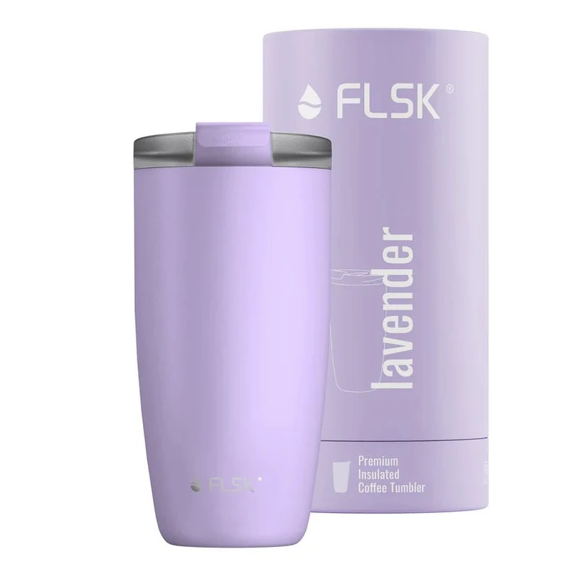 FLSK To-Go - Cup aus Edelstahl, lavender, 500ml, 17,8cm hoch