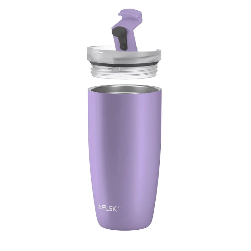 FLSK To-Go - Cup aus Edelstahl, lavender, 500ml, 17,8cm hoch