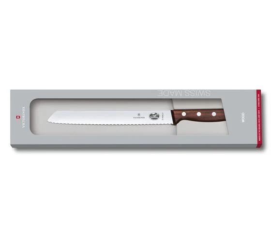 Victorinox - 'Brotmesser, Ahorn modifiziert, Wellenschliff, 21cm, Geschenkverpackung'