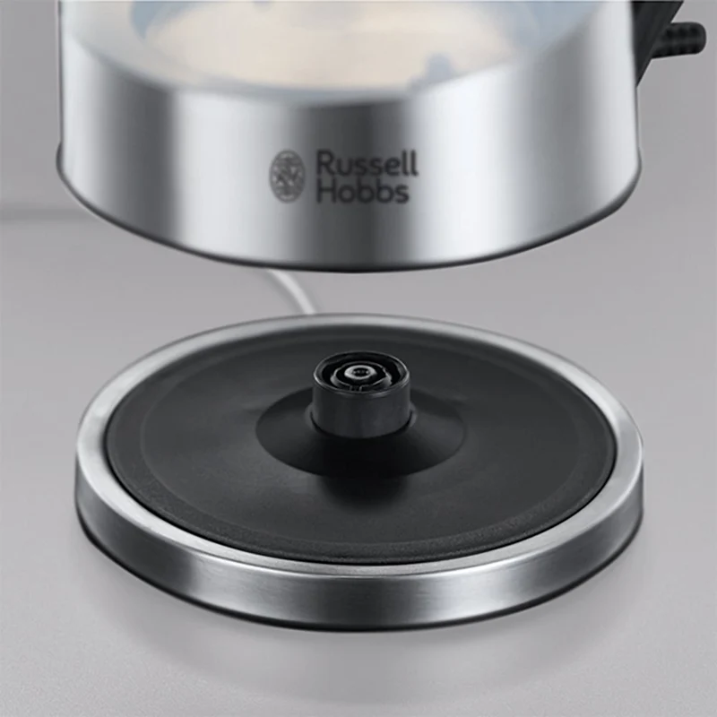 Russell Hobbs Wasserkocher [BRITA Wasserfilter MAXTRA+ Einsatz] Purity (1l + 0,5l Filtereinsatz, 2200W, LED Beleuchtung, inkl. Filterkartusche, Kalkfilter, Kartuschenwechselanzeige) Teekocher 22850-70