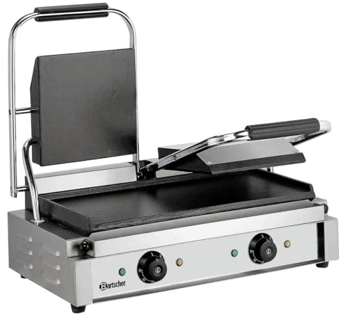 Elektro-Doppel-Kontaktgrill, Grillplatten glatt - A150672