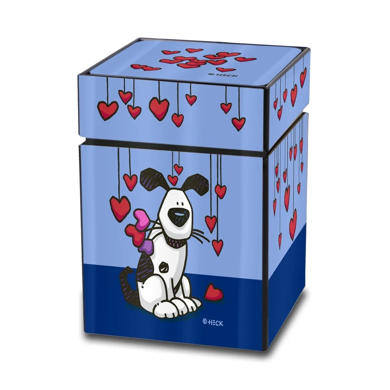 Goebel Pop Art, Teedose, Ed Eck - Love Dog 2025