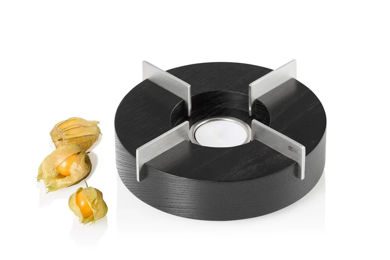 AdHoc, Stövchen und Speisenwärmer Tuto schwarz, D16cm