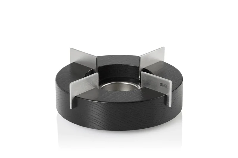 AdHoc, Stövchen und Speisenwärmer Tuto, schwarz, D14,5cm