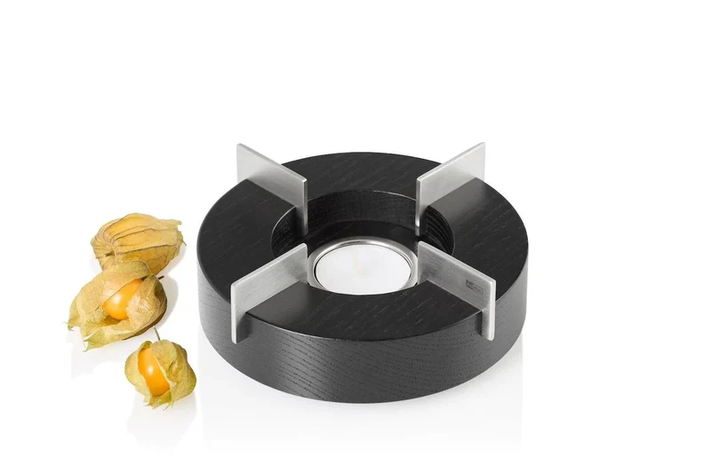 AdHoc, Stövchen und Speisenwärmer Tuto, schwarz, D14,5cm