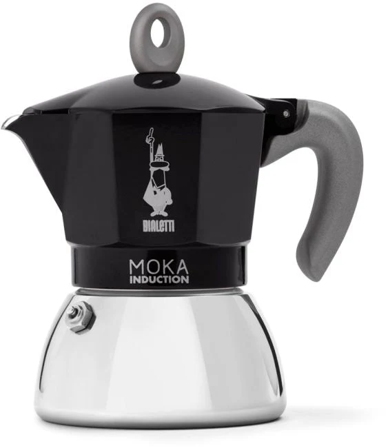 Bialetti 'Moka Induction, Espressokocher Schwarz, 100ml/ 2 Tassen'
