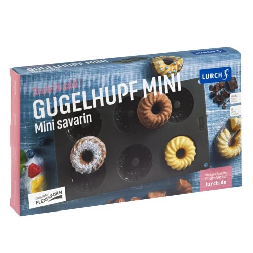 Lurch, Flexiform Gugelhupf Mini 6fach braun