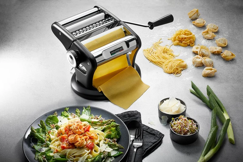 Gefu, Profi-Pastamaschine, Pasta Perfetta Excellence, schwarz matt