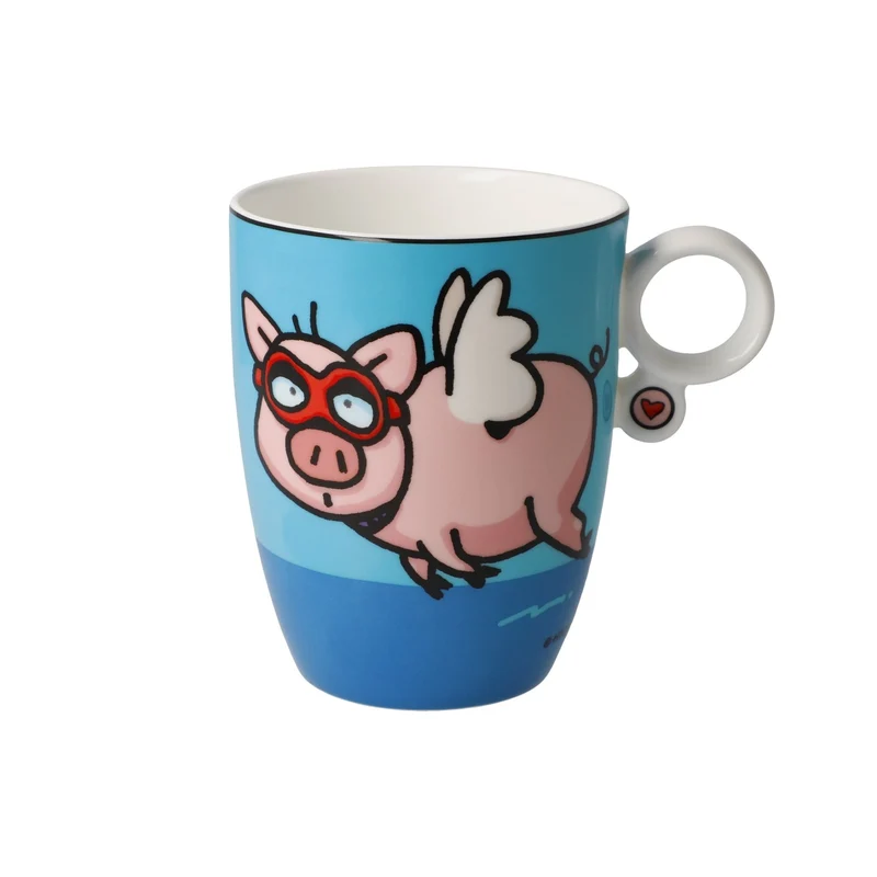 Goebel Pop Art, Künstlertasse, Ed Eck - When Pigs Fly 2025