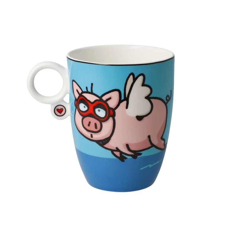 Goebel Pop Art, Künstlertasse, Ed Eck - When Pigs Fly 2025
