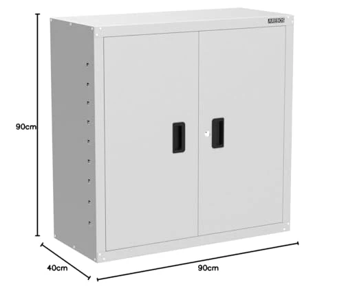 Arebos Aktenschrank Büroschrank Lagerschrank Materialschrank Stahlschrank