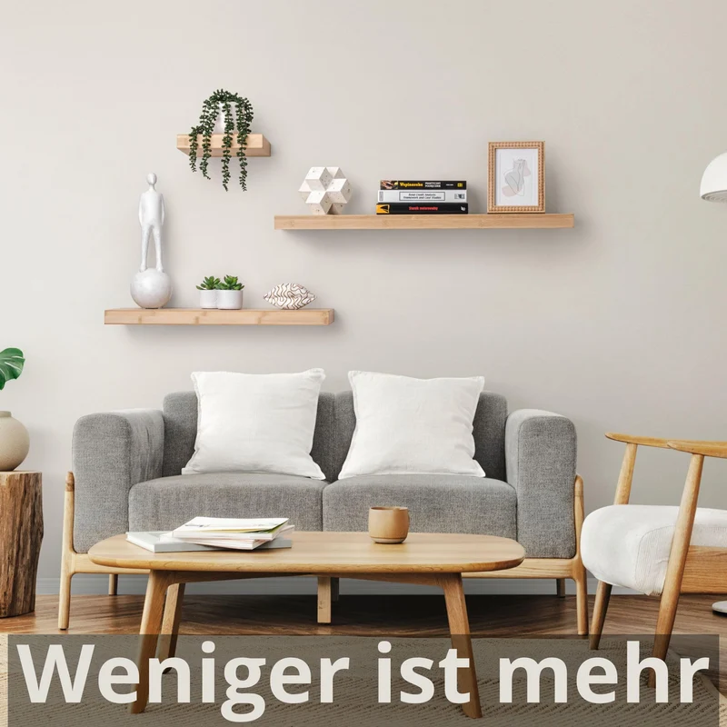 Velano Wandregal - Bücherregal - Schweberegal 79,5x23,5 Sonoma Eiche