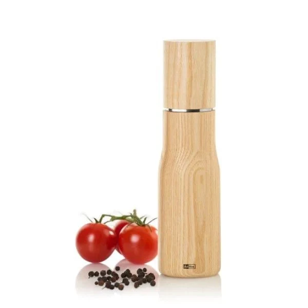 AdHoc, Pfeffer- / Salzmühle Levo, CeraCut, Eschenholz, 21cm