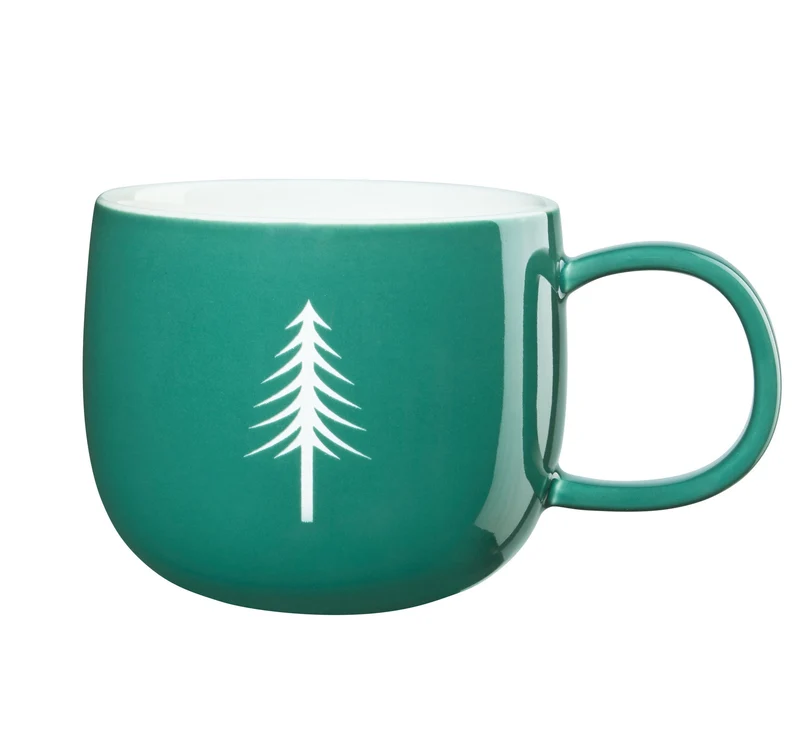 ASA, Henkelbecher fir Tree, Höhe 8,5 x D 10cm, 0,4l