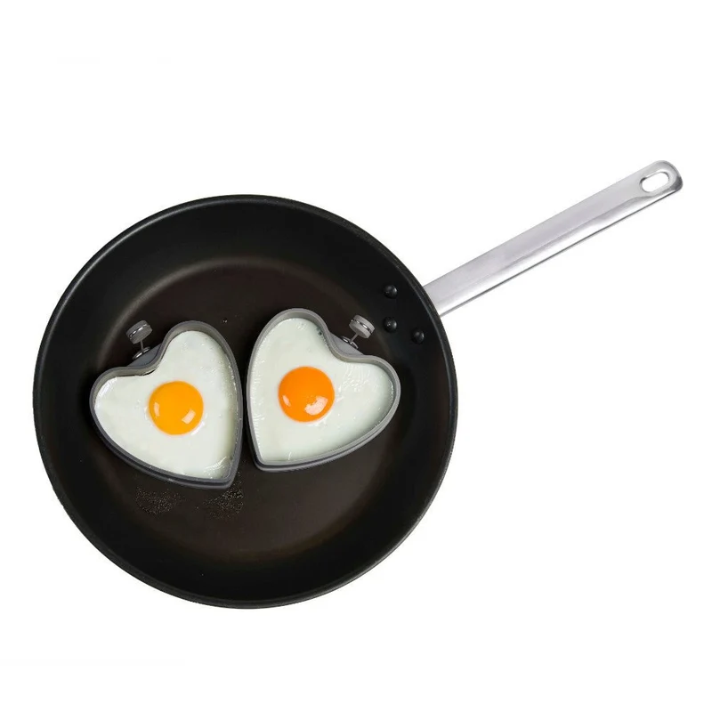 LURCH 'Eierformer Herz 2er Set light iron/grey'