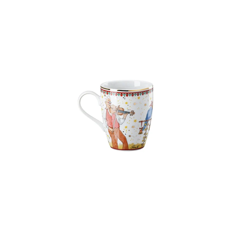 Weihnachtsleuchten II Becher mit Henkel, Hutschenreuther 2024