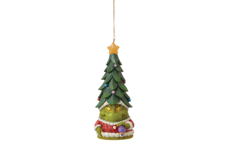 Der Grinch Gnome leuchtet HO Ornament - 13,5cm, Jim Shore 2024