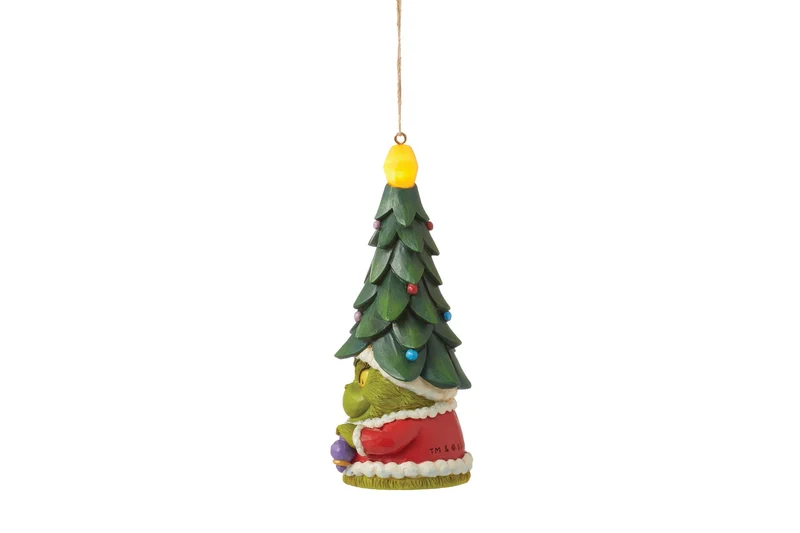 Der Grinch Gnome leuchtet HO Ornament - 13,5cm, Jim Shore 2024