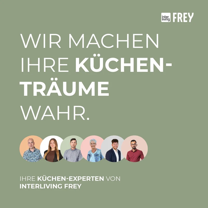 Wert-Küche Vivien T-Form mit Ansetztisch in Weiß – Küchenstudio FREY