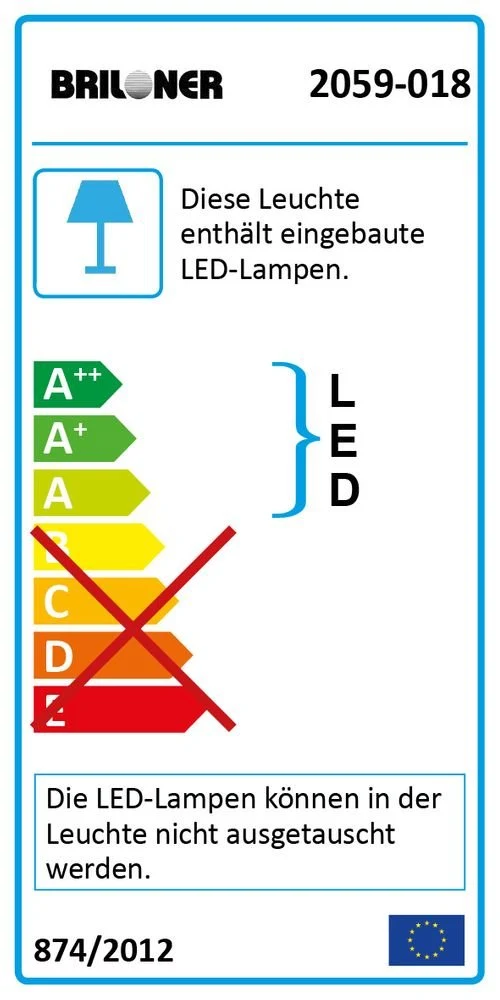 LED Spiegelleuchte, 33,2 cm, 8 W, Chrom