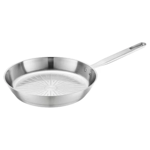 Fiskars Bratpfanne, Ø 28 cm, All Steel pure, Unbeschichtete Pfanne