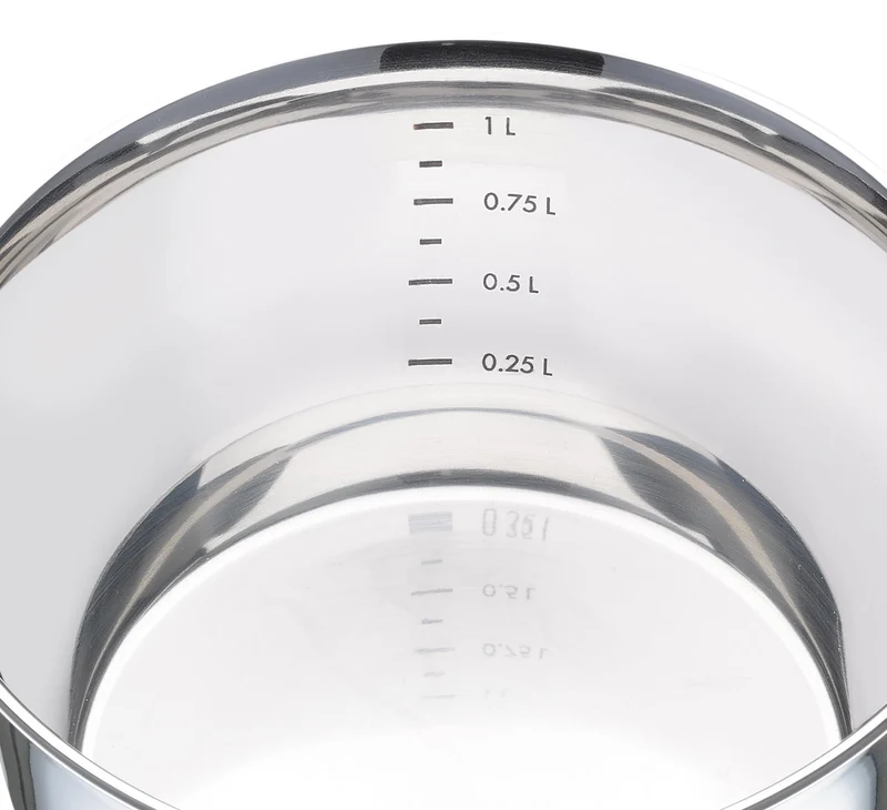 Küchenprofi Stielkasserolle, Edelstahl, 16 cm, silber, K2370502816