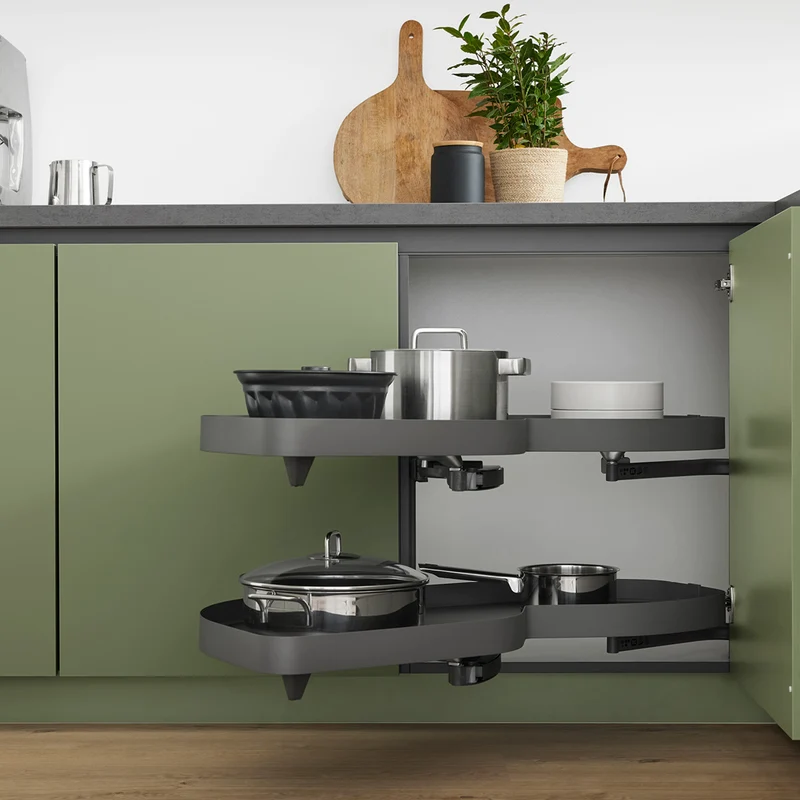 Culineo L-Küche C357 in Olive – Küchenstudio FREY