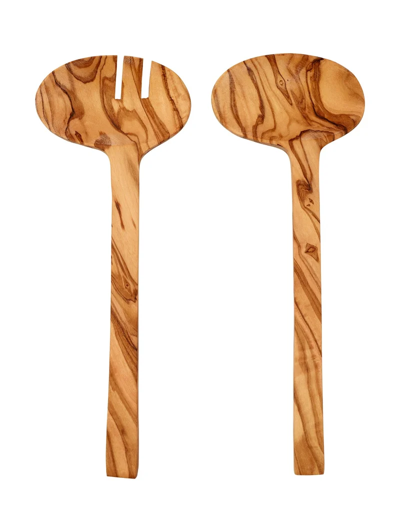 ASA - Salatbesteck, Olivenholz, 26cm
