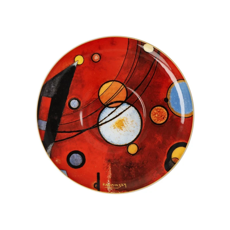 Kandinsky - Schweres Rot, Goebel, Milchkaffeetasse, 2024