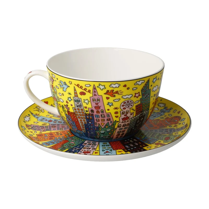 James Rizzi - My New York City Sunset, Goebel, Milchkaffeetasse, 2024