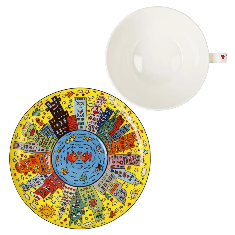 James Rizzi - My New York City Sunset, Goebel, Milchkaffeetasse, 2024