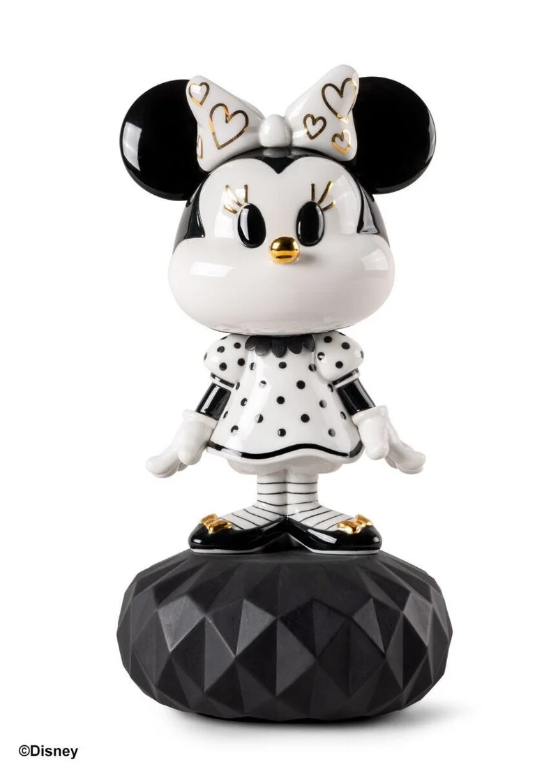 LLADRO® - Minnie in black and white Sculpture 31cm 01009707