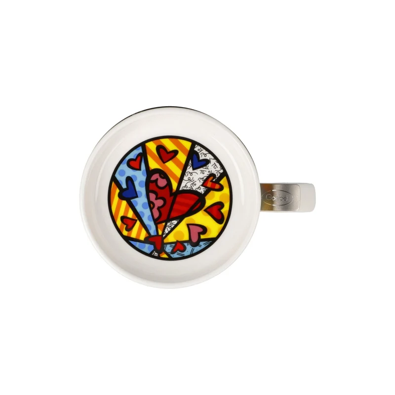 Romero Britto - A New Day, Goebel, Teetasse mit Deckel und Sieb, 2024