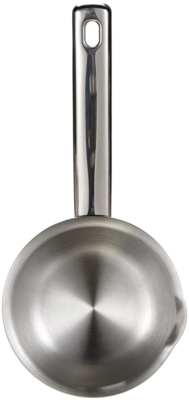 IBILI Stielkasserolle Prisma gewölbt 10 cm aus Edelstahl/Metall, Silber