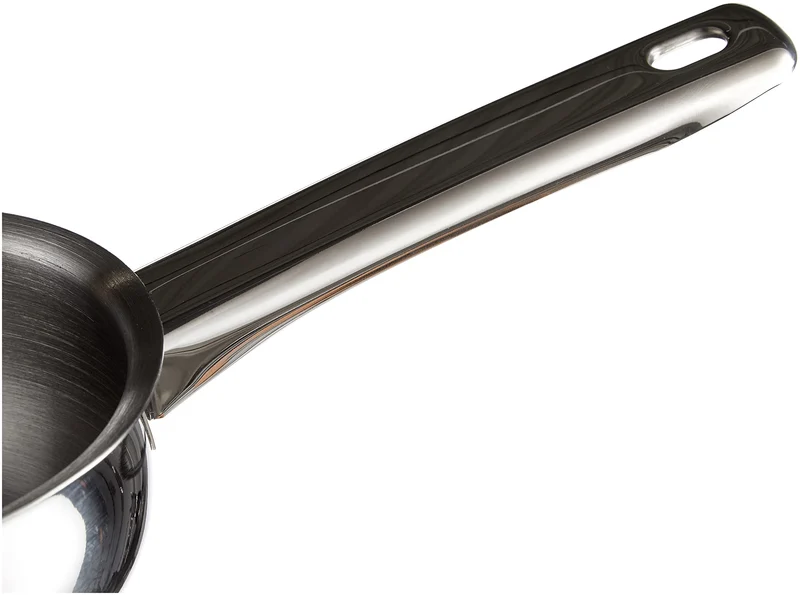 IBILI Stielkasserolle Prisma gewölbt 10 cm aus Edelstahl/Metall, Silber