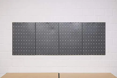 Lochblech Metall mit Eurolochung, 40 x 60 cm (4x)