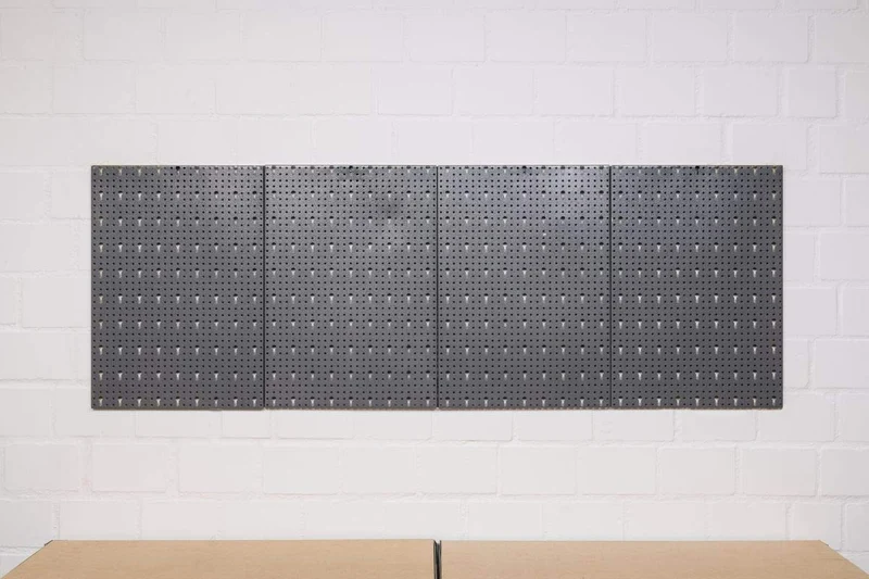 Lochblech Metall mit Eurolochung, 40 x 60 cm (4x)